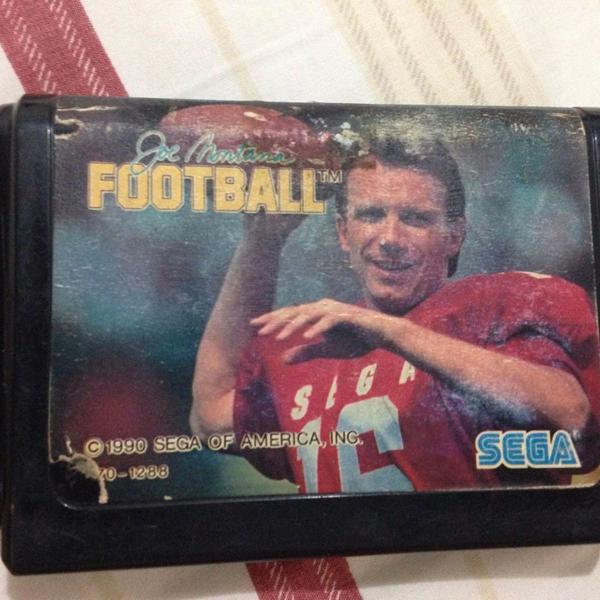 sega mega drive japones joe montana original usada r$85