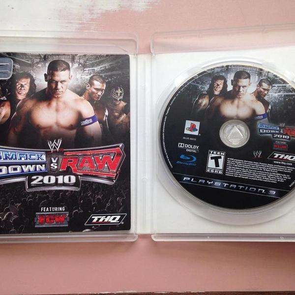 smackdown vs raw 2010 playstation 3 ps3 completo r$69