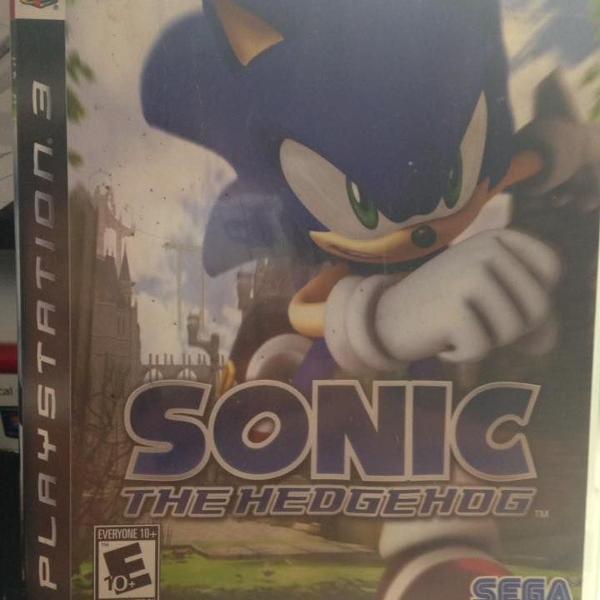 sonic the hedgehog playstation 3 ps3 midia fisica sega r$120