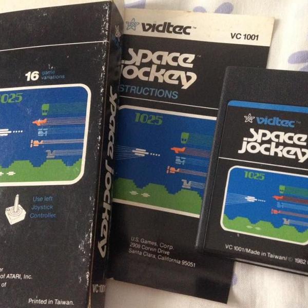 space jockey atari 2600 vidtec original completa 1982 r$319