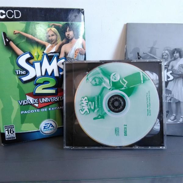 the sims 2 vida de universitário