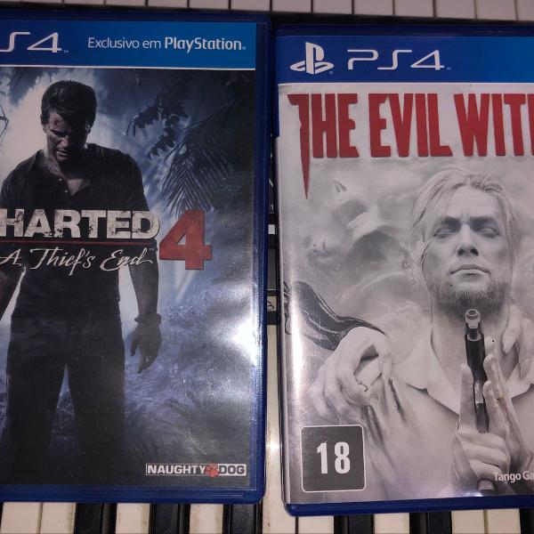 uncharted 4 e the evil within 2