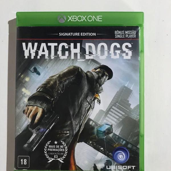 watch dogs para xbox one mídia física