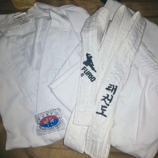 Dobok Furyo Taekwondo A1 + Faixa Branca