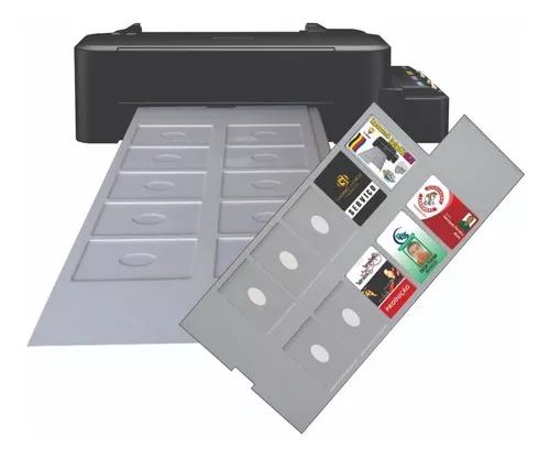 Impressora De Cartão Pvc Crachá Inkjet Epson Bandeja Com