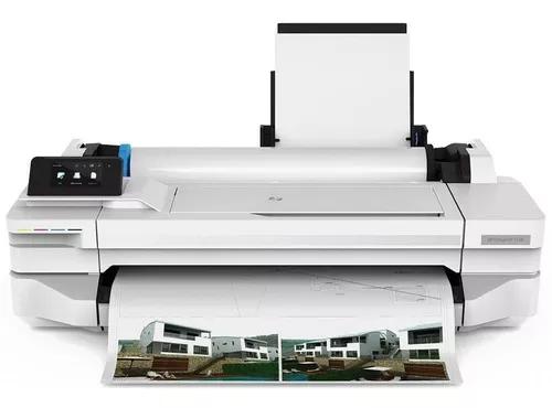 Impressora Hp Plotter Designjet T130 24 Polegadas Colorida W