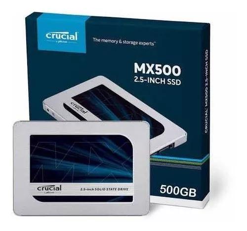 Ssd Crucial Mx500 2.5 500gb - Original Lacrado Nfe