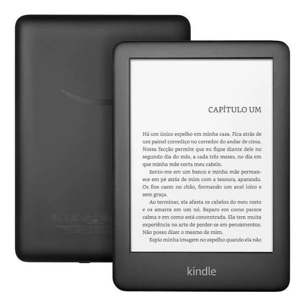 amazon kindle preto tela de 6 wi-fi 4gb (8ª geração)