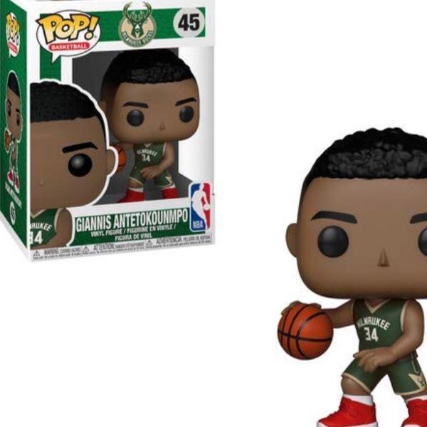 boneco funko pop nba stars giannis antetokounpo