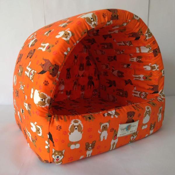 cama pet iglu - pets orange