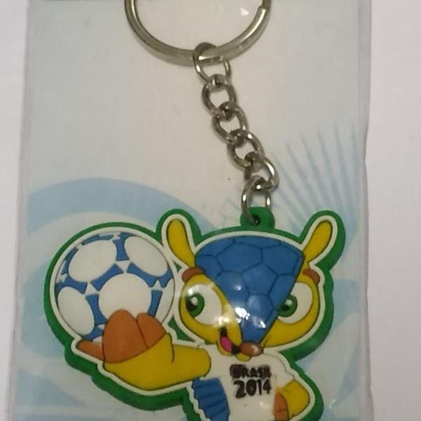 chaveiro do fuleco mascote da copa do mundo fifa 2014