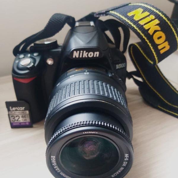 câmera profissional nikon d3100
