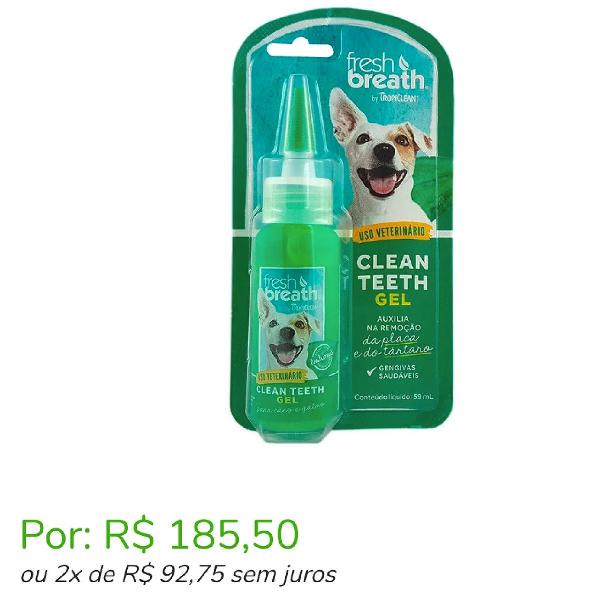 fresh breath gel dental cães e gatos