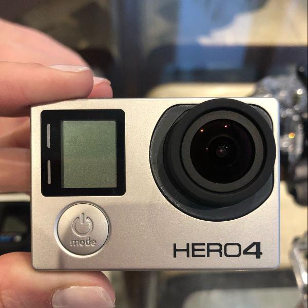 gopro hero 4 black + acessórios