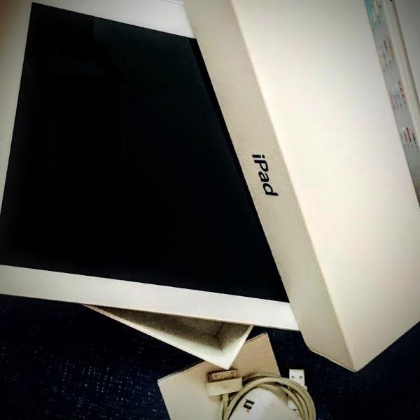 ipad 2 wi-fi 16gb com carregador original, caixa, capinha +