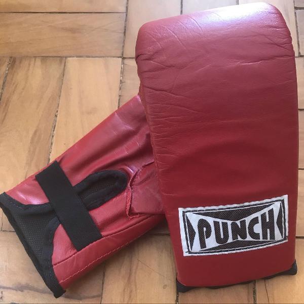 luva de box em courino punch