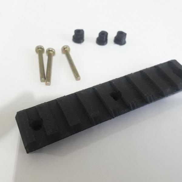 trilho rail 22 x 95mm com parafusos