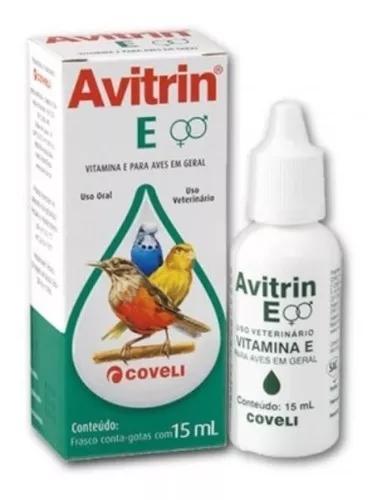 Avitrin E Vitamina Para Aves E Pássaros