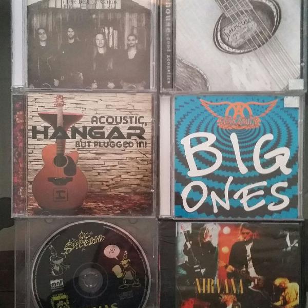 Cds Rock, lote com 6