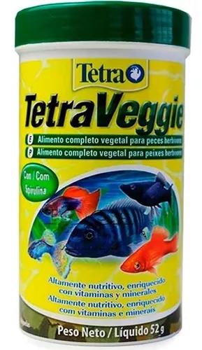 Ração Tetra Veggie Spirulina Flakes 52g