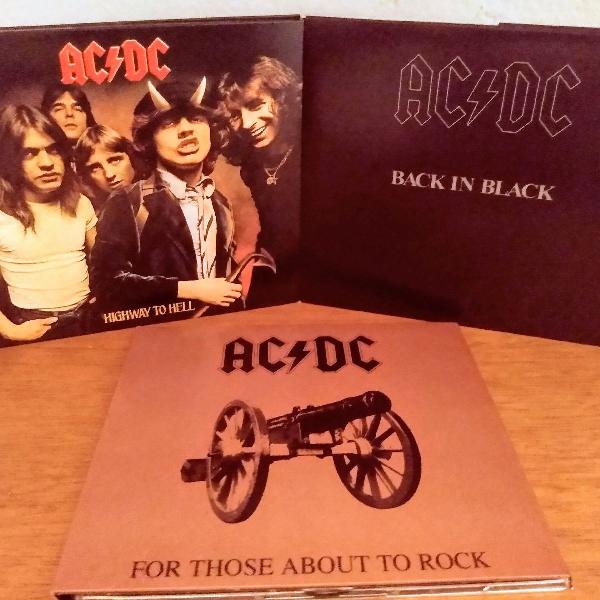 acdc - Kit c/3 Cd's ( Kiss, Led Zeppelin, Judas Priest,