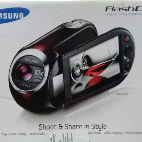 câmera filmadora samsung flashcam