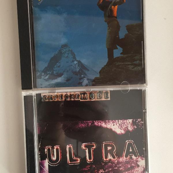lote 2 cds depeche mode: ultra e construction time again -