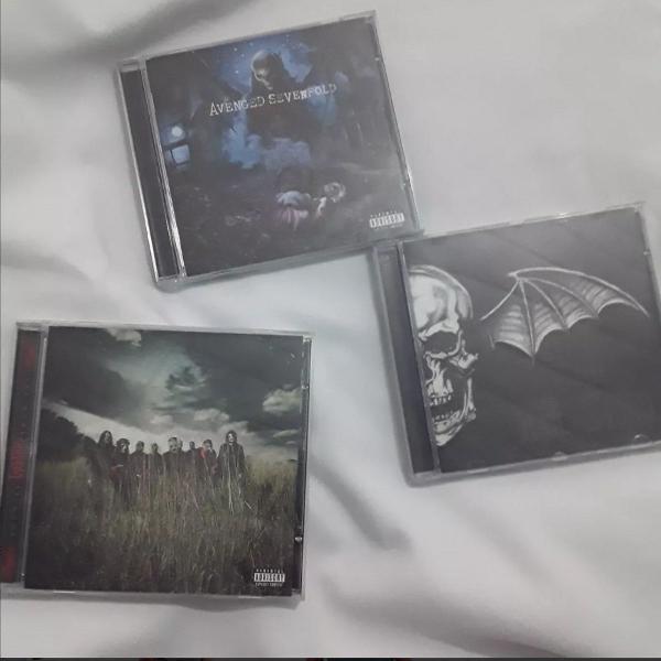 lote cds - avenged sevenfold slipknot rock metal