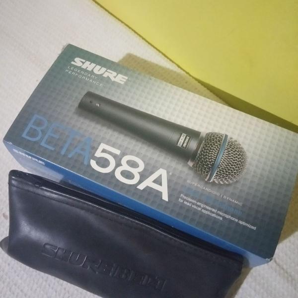 maravilhoso microfone shure