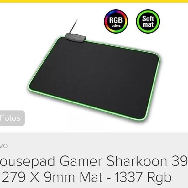 mouse pad com led