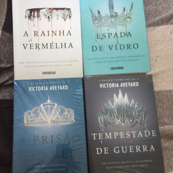 4 livros da série a rainha vermelha