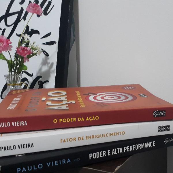Box 3 livros Paulo Vieira