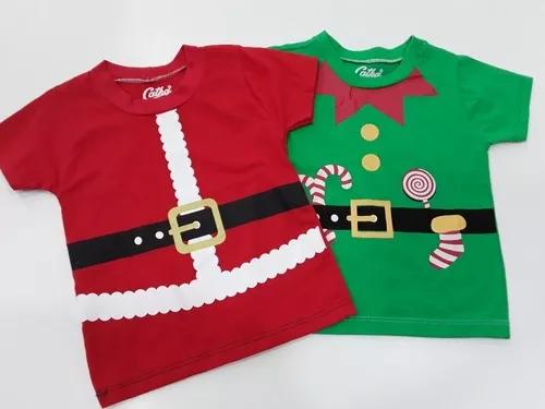 Camiseta Natal Infantil Bebê Criança