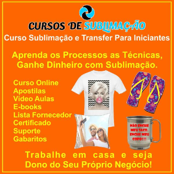 Curso Sublimação e Transfer Online