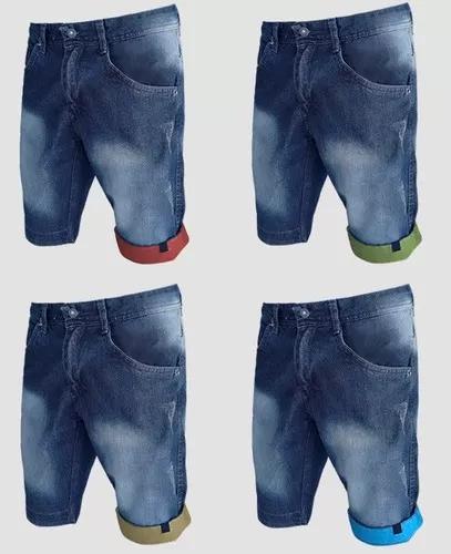 Kit 3 Bermuda Jeans Menino Infantil Juvenil Para Sua Crianç