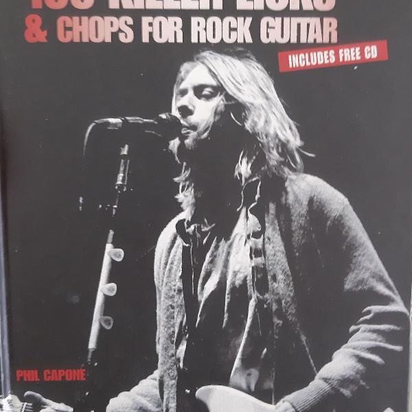 Livro Killer Guitar Licks Nirvana Kurt Cobain riffs de