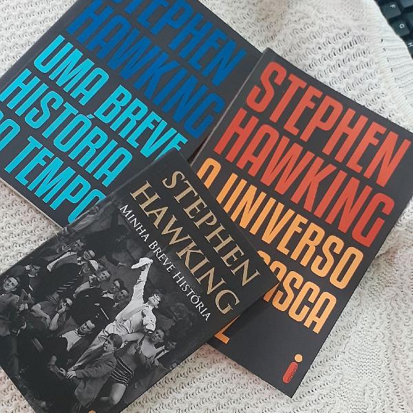Livro Stephen Hawking ( kit com 3 livros)