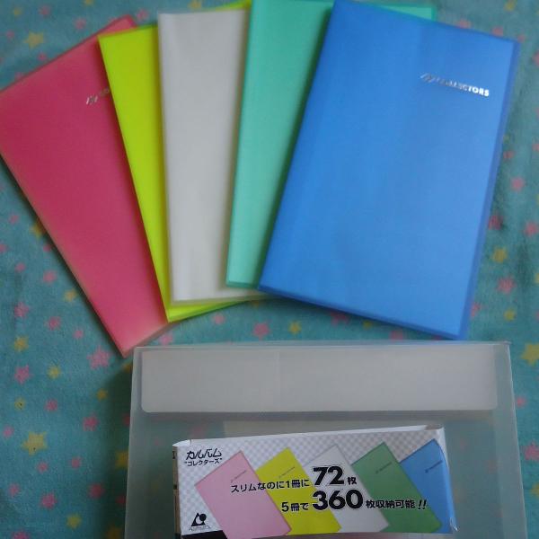 box de fotos com 5 álbum cores do japão usado