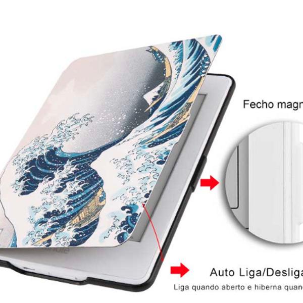 capa para kindle paperwhite - webookers - ultra leve onda