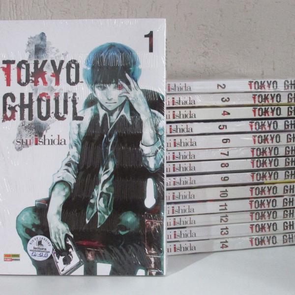 coleção mangá tokyo ghoul - completo vol. 1 ao 14