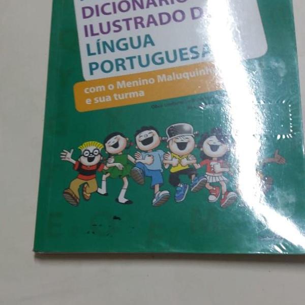 dicionário ilustrado da língua portuguesa, com o menino