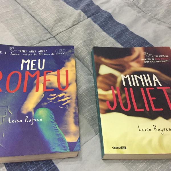 kit 2 livros meu romeu e minha julieta