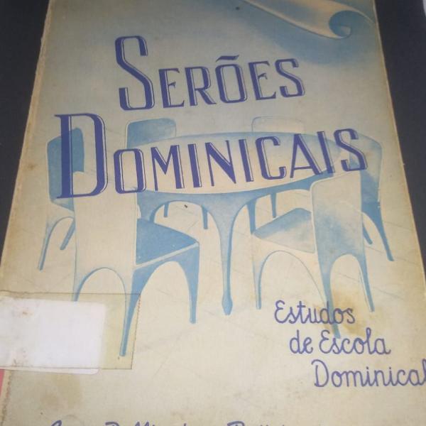 livro antigo 1953: serões dominicais de olavo guimarães
