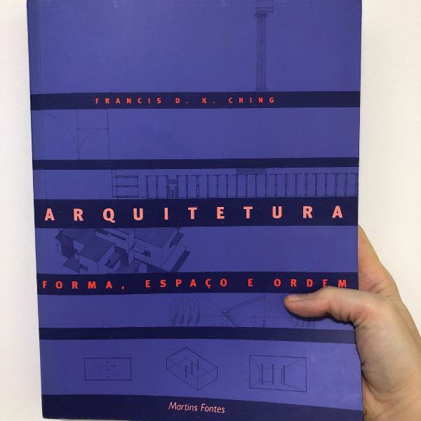 livro arquitetura: forma, espaço e ordem