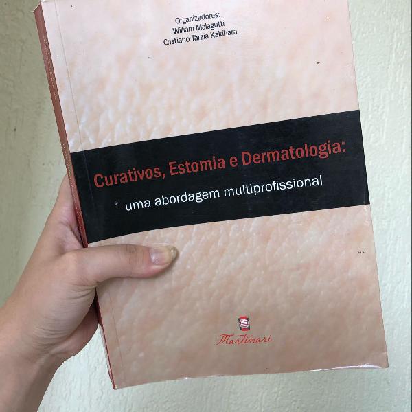 livro curativos, estomia e dermatologia