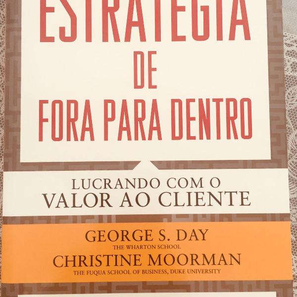 livro estratégia de fora para dentro