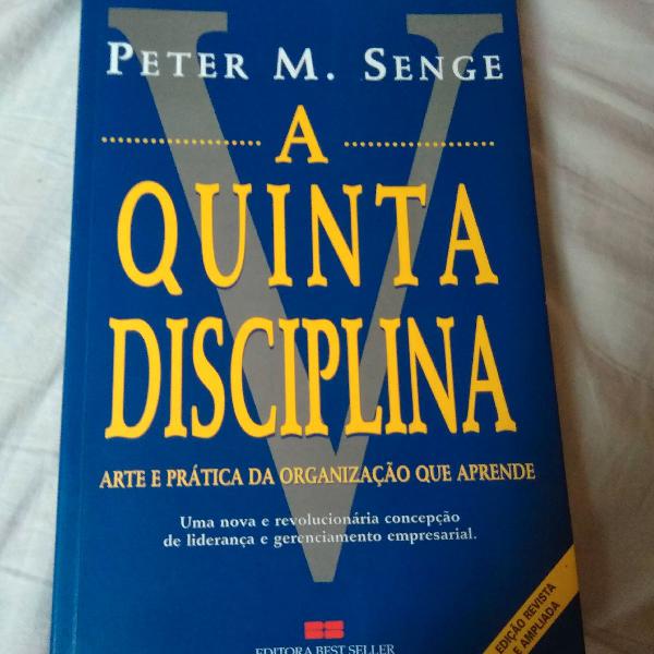 livro papel A quinta disciplina Peter M. Senge