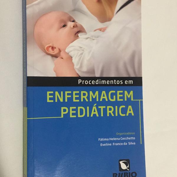livro procedimentos em enfermagem pediátrica