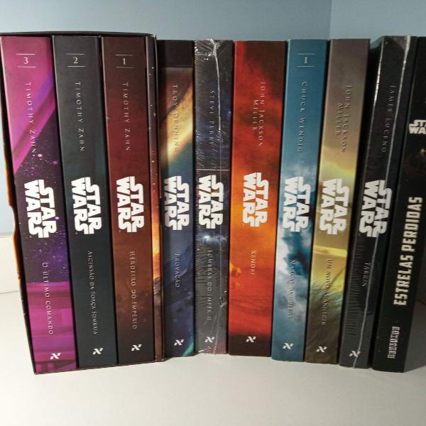 livros star wars coleção