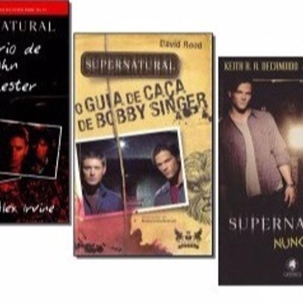 livros supernatural - 3 titulos